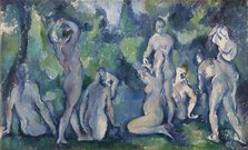 Women Bathing, c. 1895. Creator: Cézanne, Paul (1839-1906).