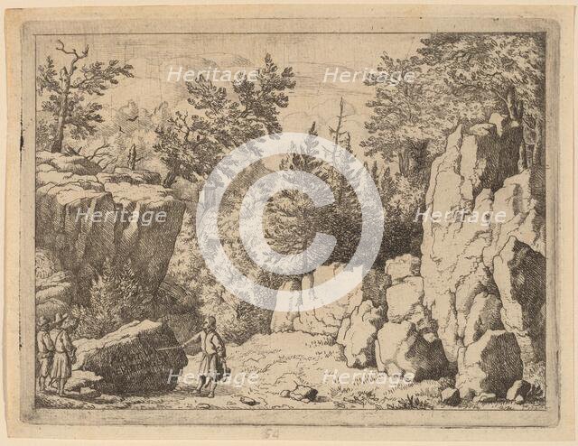 The Inscription on the Rock, probably c. 1645/1656. Creator: Allart van Everdingen.
