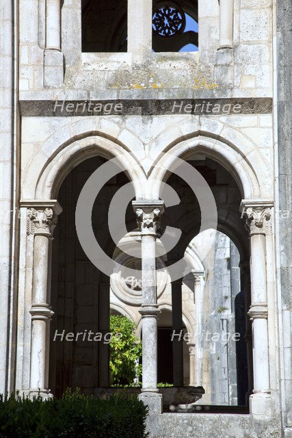 Cloister, Monastery of Alcobaca, Alcobaca, Portugal, 2009. Artist: Samuel Magal