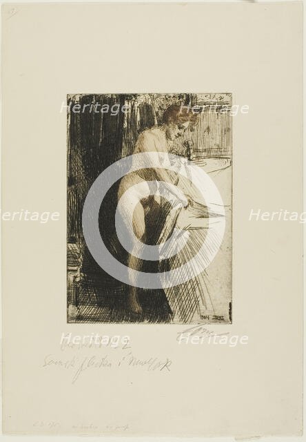 Olandine, 1904. Creator: Anders Leonard Zorn.