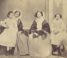 Elise Höusermann, Hermine, Marie and Marie Antoine, 1850s-60s. Creator: Franz Antoine.