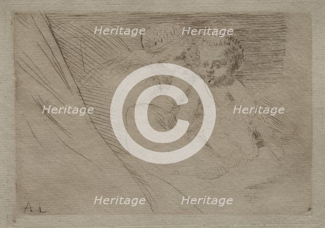 Mab et Cupidon. Creator: Alphonse Legros (French, 1837-1911).