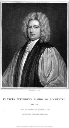 Francis Atterbury (1663-1732) English prelate, polemical writer and orator, 1732. Artist: Unknown