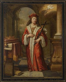 Saint Casimir Jagiellon. Artist: Collenius, Herman (1650-1723)