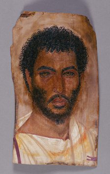 Mummy Portrait of a Bearded Man, about A.D. 150-170. Creator: Unknown.