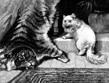 My Noble Kinsman, 1890. Creator: Louis Wain.