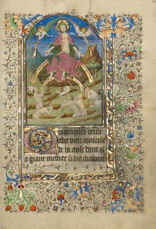 The Last Judgment; Book of Hours, about 1420-1430. Creator: Master of the Harvard Hannibal.