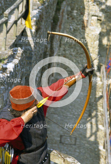 Re-enactment event at Carisbrooke Castle, Isle of Wight, c1980-c2017. Artist: Unknown.