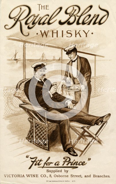 Royal Blend Whisky, 19th century. Artist: Unknown