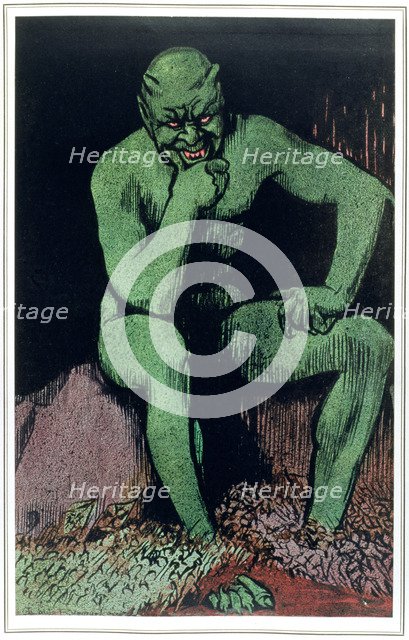 'The Sleeping Partner', 1916. Artist: Louis Raemaekers