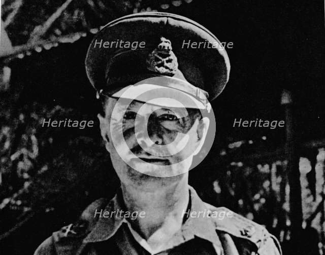 General Alexander, commander of British forces in North Africa, 1942 (1944). Artist: Unknown.