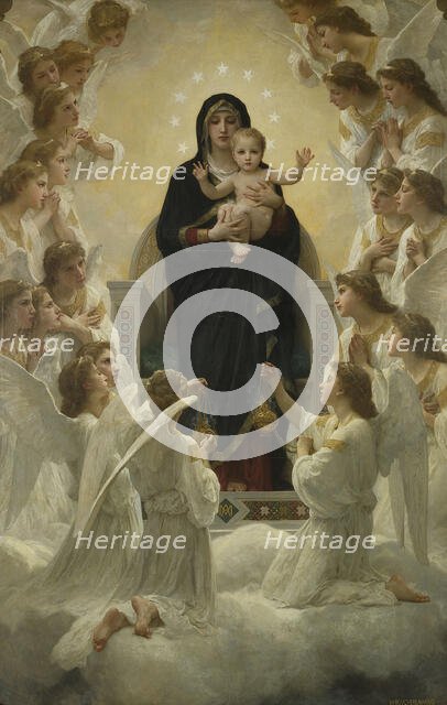 La Vierge aux anges, 1900. Creator: William-Adolphe Bouguereau.