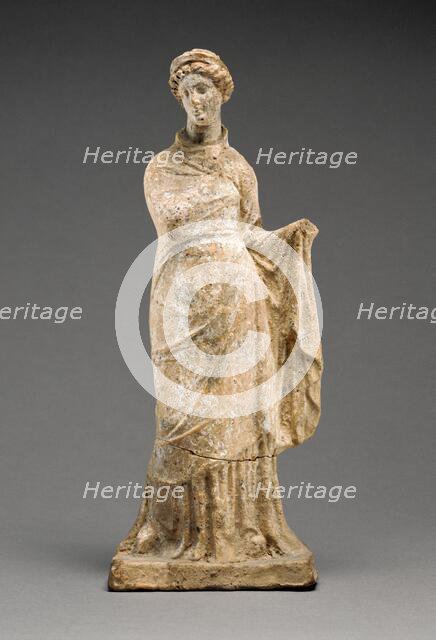 Statuette of a Draped Female Figure, 4th-3rd century BC. Creator: Unknown.