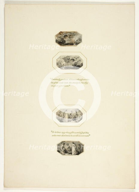Study for a plate from Telemachus, c. 1797. Creator: Thomas Stothard.