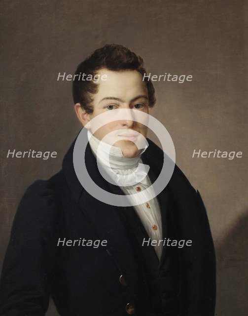 Portrait of Naumov, 1831. Artist: Tropinin, Vasili Andreyevich (1776-1857)