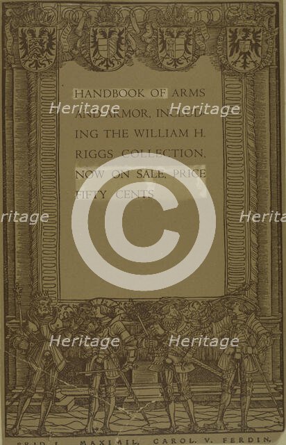 Handbook of arms and armour, c1887 - 1922. Creator: Unknown.