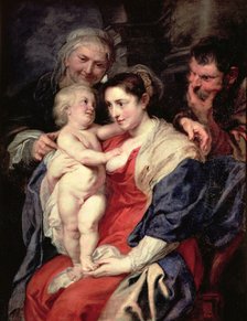  'The Holy Family', 1639, by Peter Paul Rubens.