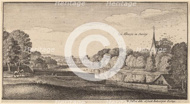 Near Albury, 1645. Creator: Wenceslaus Hollar.