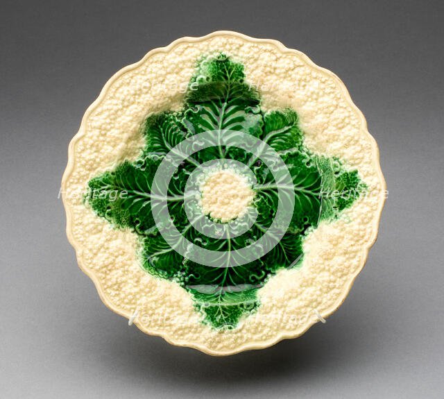 Plate, Staffordshire, 1765/80. Creator: Staffordshire Potteries.