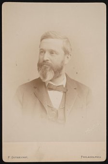 Portrait of Horatio Curtis Wood, Jr. (1841-1920), 1889. Creator: Frederick Gutekunst.