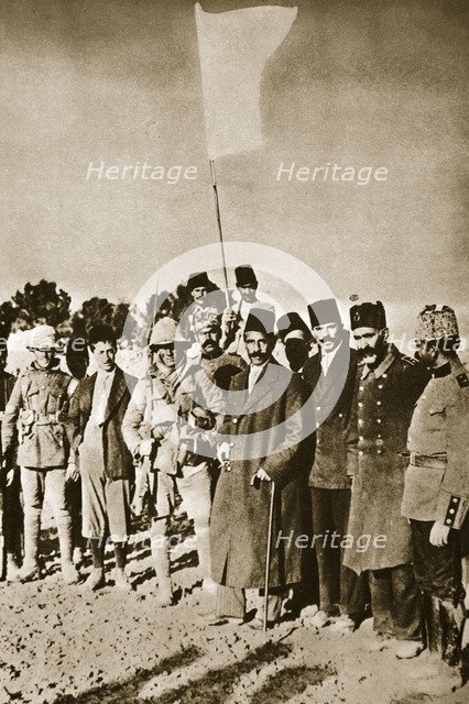 The surrender of Jerusalem, World War I, 1917. Artist: Unknown