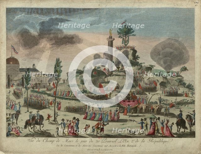 The Festival of the Supreme Being at the Field of Mars, 8 June 1794, 1794. Creator: Texier, G. (1750-1821).