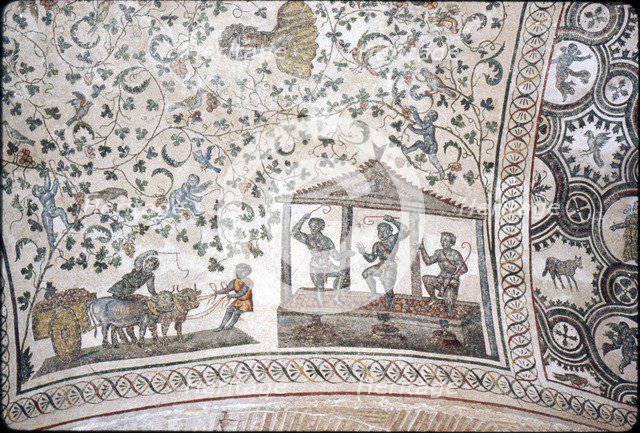 Mosaic detail in ambulatory of Santa Constanza church, Rome, 4th century. Artist: Unknown.