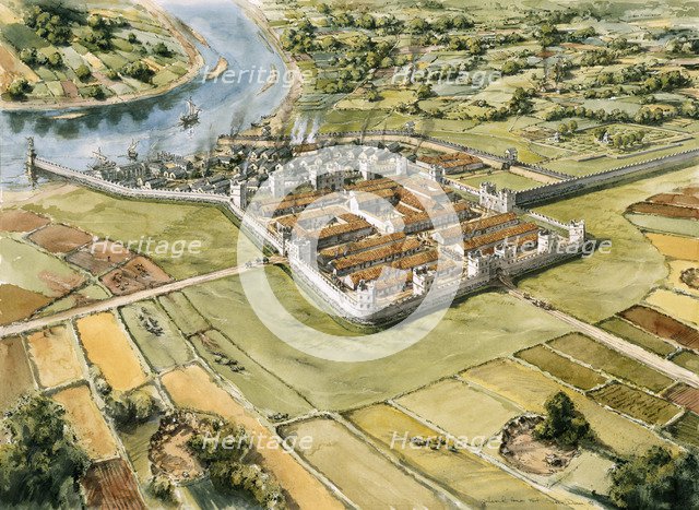Segedunum Roman Fort, c3rd century, (c1990-2010) Artist: Peter Dunn.