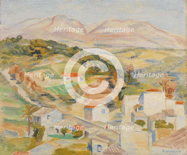 St.Anne, Provence, 1923. Creator: Birger Simonsson.