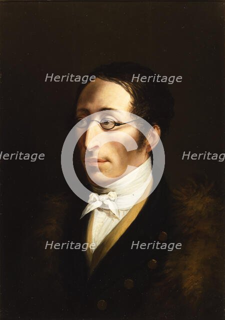 Portrait of Carl Maria von Weber (1786-1826), 1826. Creator: Cawse, John (1778-1862).