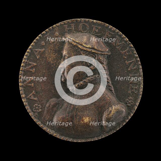 Anna Hofmann, died 1594, Second Wife of the Artist [obverse]. Creator: Jakob Hofmann.