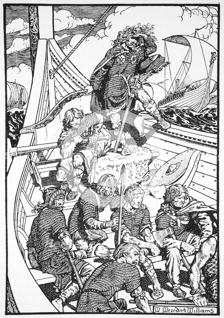 Harald Fairhair, King of Norway, 9th or 10th century (1913). Artist: Morris Meredith Williams