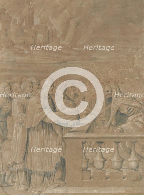 Allegory of the Triumph of Death over Church and State, ca. 1538-44. Creator: Girolamo da Treviso.