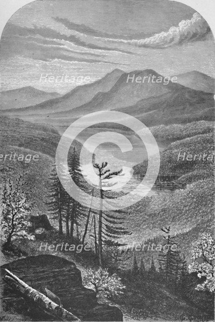 'Upper Ausable Lake', c1870, (1883). Artist: Unknown.