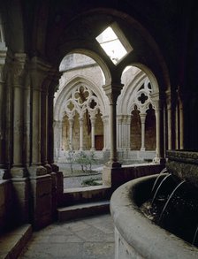 Royal Monastery of Santa Maria de Poblet, Vimbodí, Tarragona province, Catalonia, Spain, 1998. Creator: LTL.