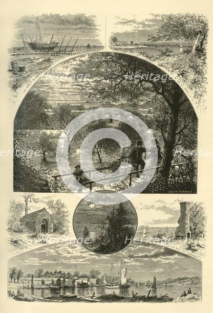 'Glimpses of South Norwalk and Southport', 1874.  Creator: John J. Harley.