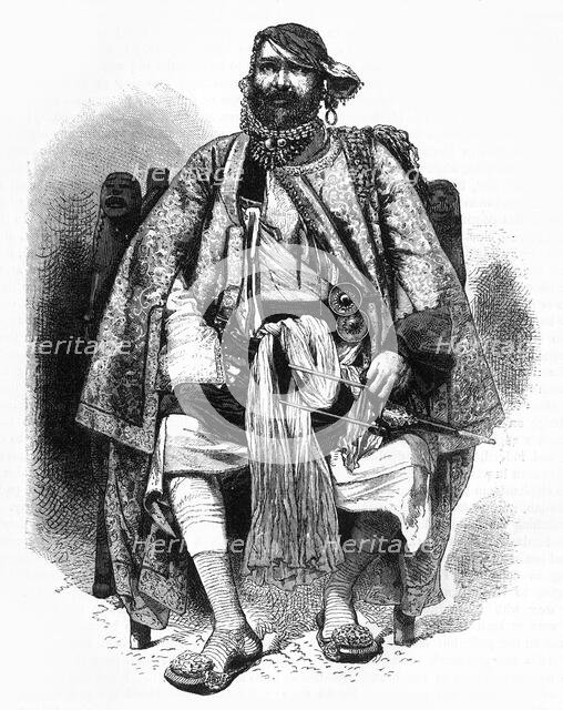 'Portrait of the Maharajah of Dholepore', c1891. Creator: James Grant.