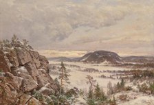 Winter Morning, 1860-1905. Creator: Hjalmar Munsterhjelm.