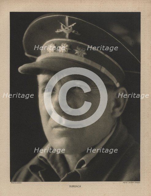 Spain. Civil War (1936-1939). Military of the National Army. Eduardo Sáenz de Buruaga (1893-1964).