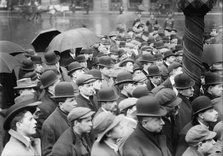 Lawrence strike meeting, New York, (1912?). Creator: Bain News Service.