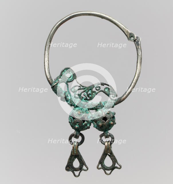 Earring, Avar, 8th-9th century. Creator: Unknown.