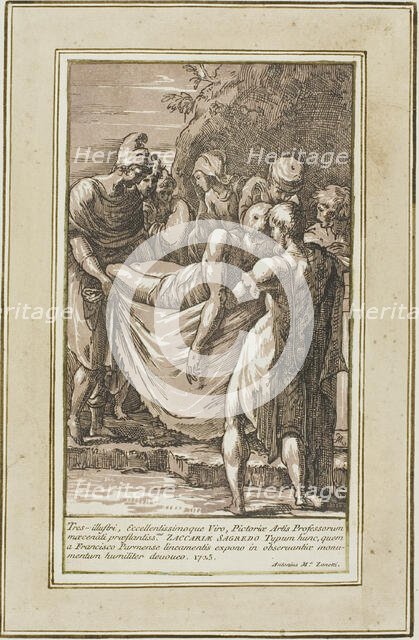 The Entombment, 1725. Creator: Anton Maria Zanetti.