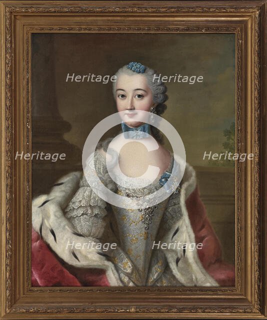 Countess Marie Sophie of Solms-Laubach (1721-1793), Duchess of Württemberg-Oels, ca 1752. Creator: Ziesenis, Johann Georg, the Younger (1716-1776).