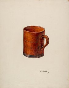 Earthenware Mug, c. 1940. Creator: Paul Ward.