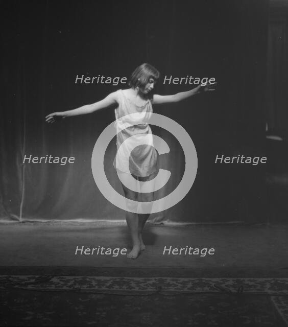 Elizabeth Duncan dancers and children, 1916 Creator: Arnold Genthe.