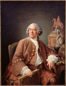 Portrait du sculpteur Edme Bouchardon (1698-1762), c1758. Creator: Francois Hubert Drouais.
