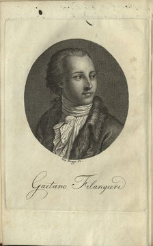 Portrait of Gaetano Filangieri (1752-1788), .