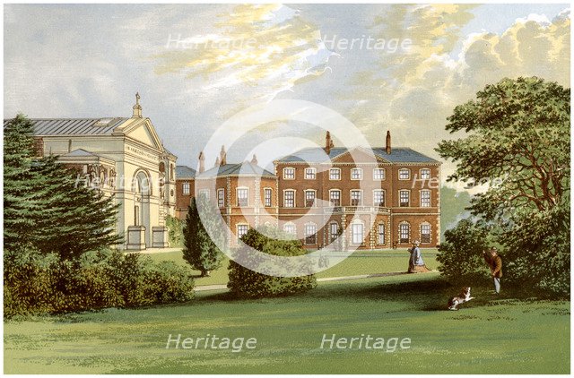 Everingham Park, Yorkshire, home of Lord Herries, c1880. Artist: Unknown