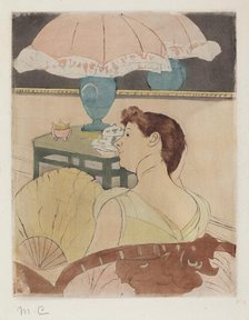 The Lamp, 1890-1891. Creator: Mary Cassatt.