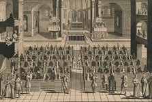 'The Celebration of the Auto-Da-Fee or Act of Faith in the Inquisition', 1769. Artist: Unknown.